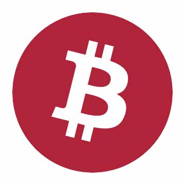 Bitcoin-logo-red Bitcoin logo