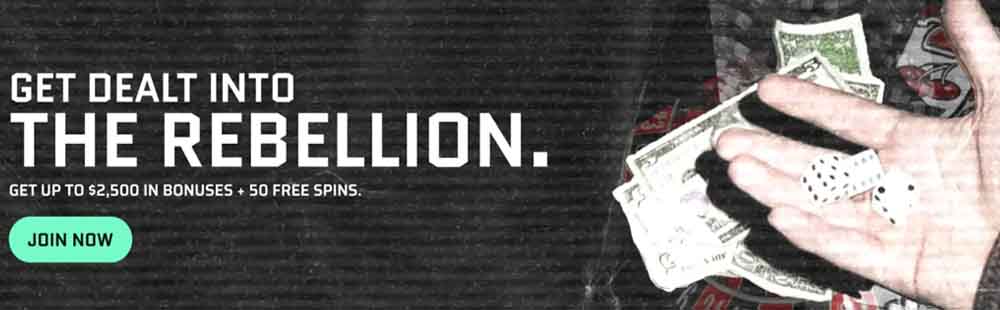 Lucky Rebel casino promo
